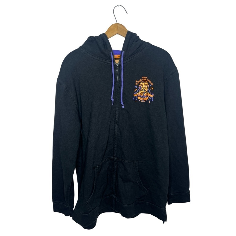 Disney Parks Nightmare Before Christmas 25th Anniversary Hoodie Large - Picture 3 of 11